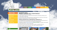 Desktop Screenshot of plastwood-okna.cz
