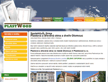 Tablet Screenshot of plastwood-okna.cz